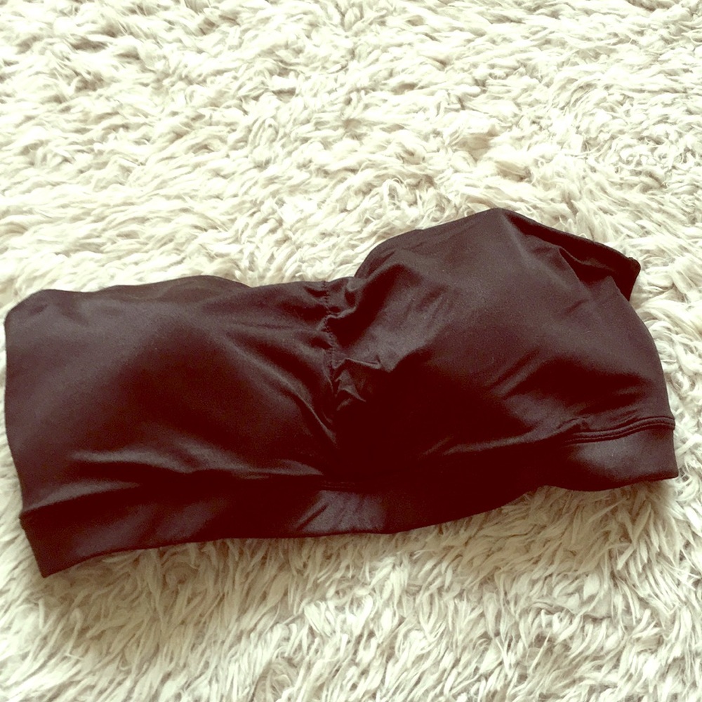 NWOT black Maidenform padded bandeau